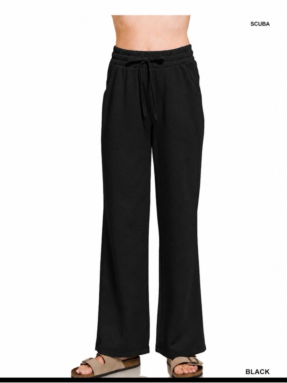 #191 ZENANA SCUBA SWEATPANTS